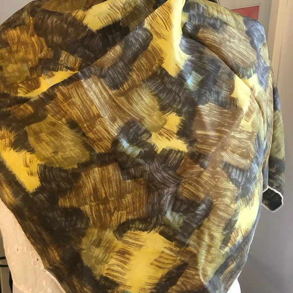 vintage silk scarf - Picture 1 of 8